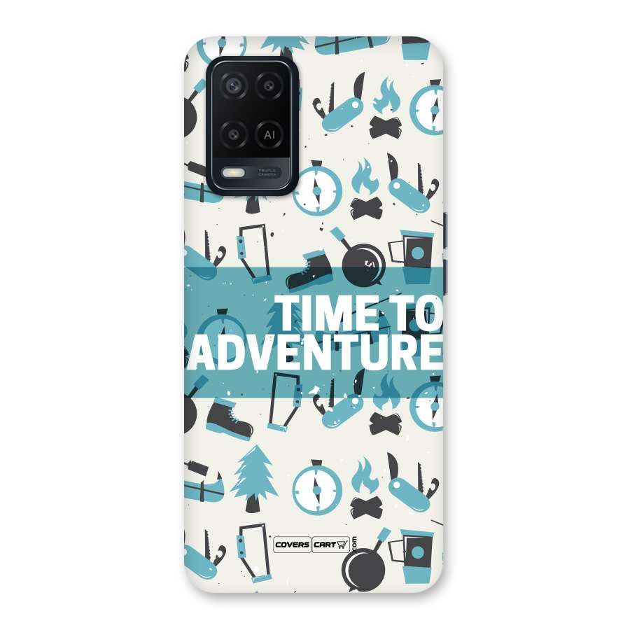 Time To Adventure Blazing Blue Back Case for Oppo A54
