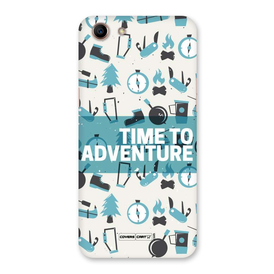 Time To Adventure Blazing Blue Back Case for Oppo A83 (2018)