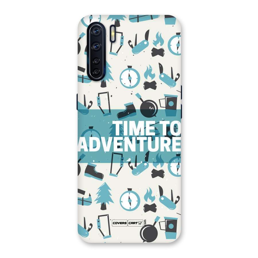 Time To Adventure Blazing Blue Back Case for Oppo F15