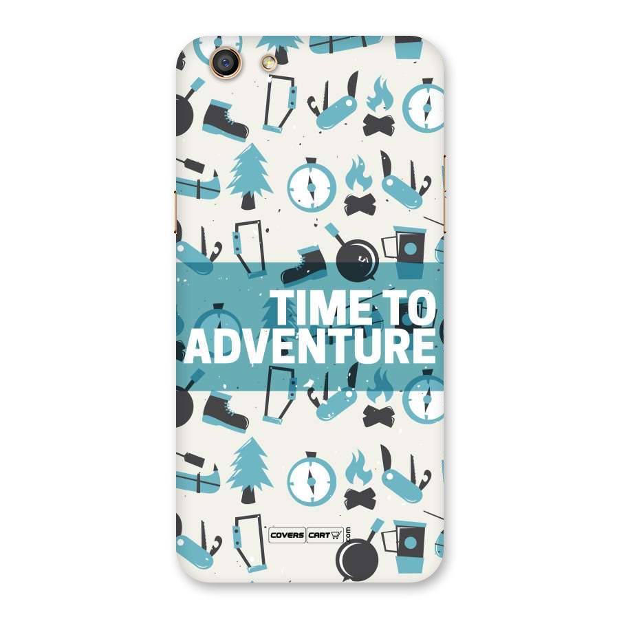 Time To Adventure Blazing Blue Back Case for Oppo F3