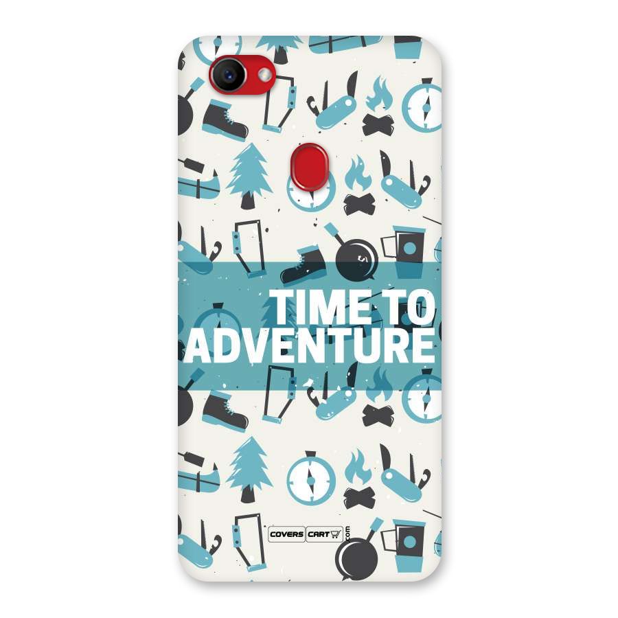 Time To Adventure Blazing Blue Back Case for Oppo F7