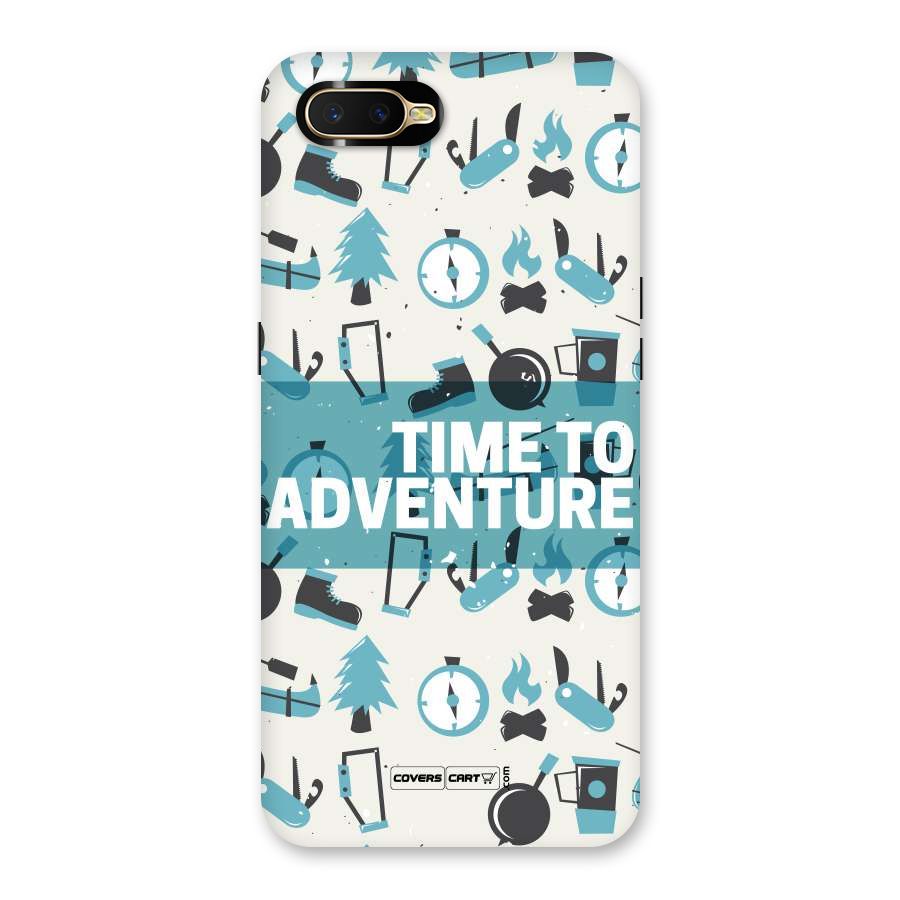 Time To Adventure Blazing Blue Back Case for Oppo K1