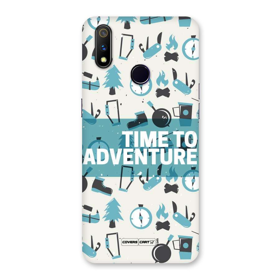 Time To Adventure Blazing Blue Back Case for Realme 3 Pro