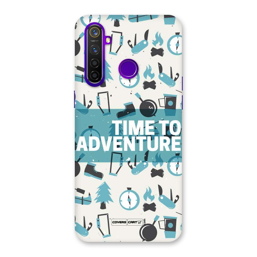 Time To Adventure Blazing Blue Back Case for Realme 5 Pro