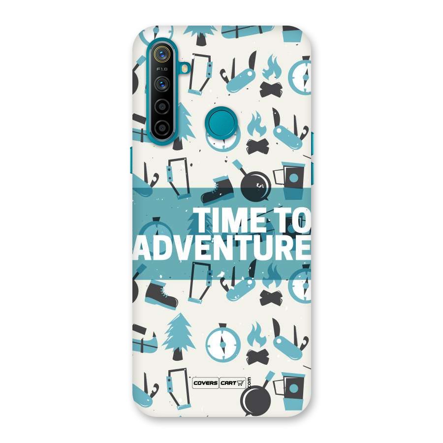 Time To Adventure Blazing Blue Back Case for Realme 5i