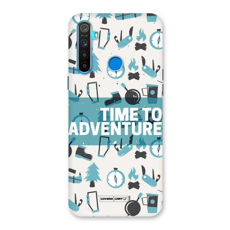 Time To Adventure Blazing Blue Back Case for Realme 5s