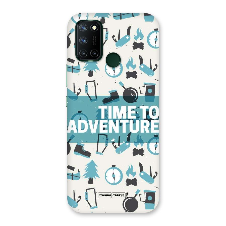 Time To Adventure Blazing Blue Back Case for Realme 7i