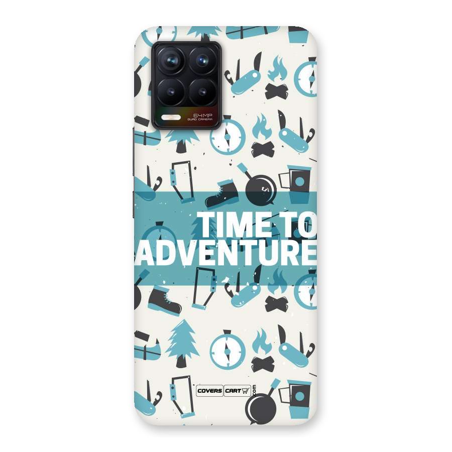 Time To Adventure Blazing Blue Back Case for Realme 8