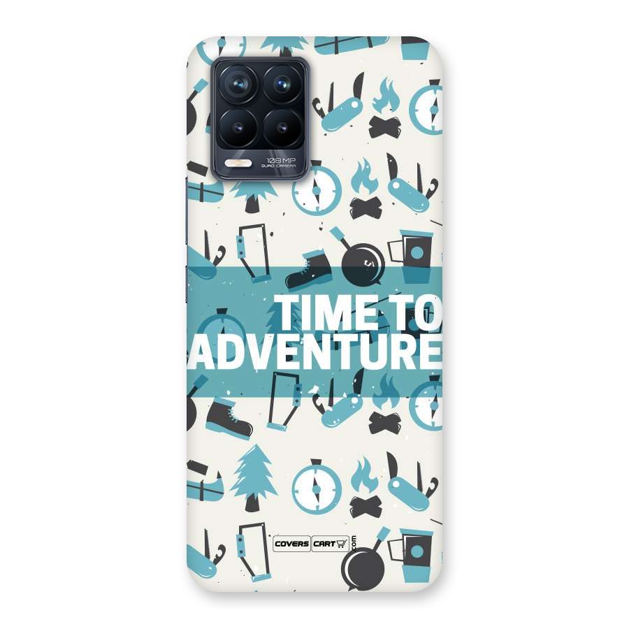Time To Adventure Blazing Blue Back Case for Realme 8 Pro