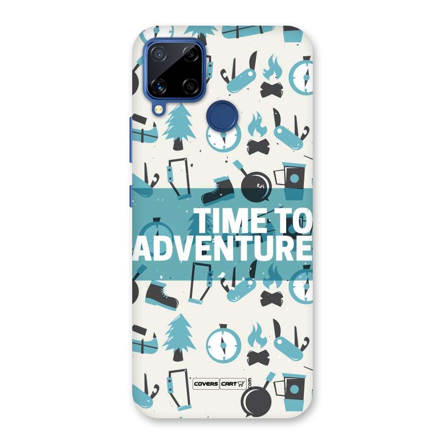 Time To Adventure Blazing Blue Back Case for Realme C12