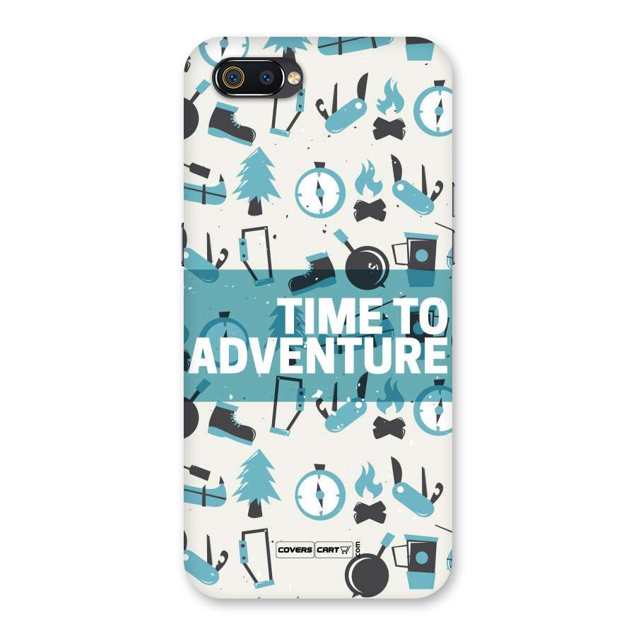 Time To Adventure Blazing Blue Back Case for Realme C2