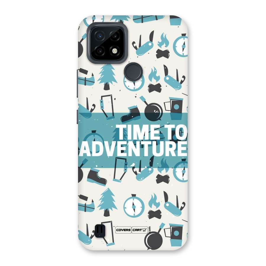 Time To Adventure Blazing Blue Back Case for Realme C21