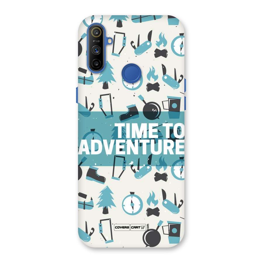 Time To Adventure Blazing Blue Back Case for Realme Narzo 10A