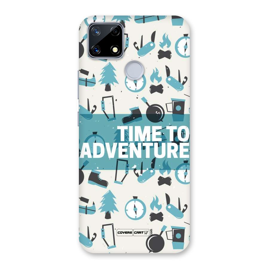 Time To Adventure Blazing Blue Back Case for Realme Narzo 20