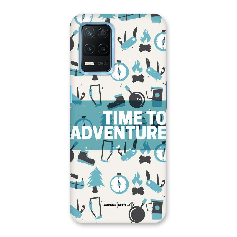 Time To Adventure Blazing Blue Back Case for Realme Narzo 30 5G