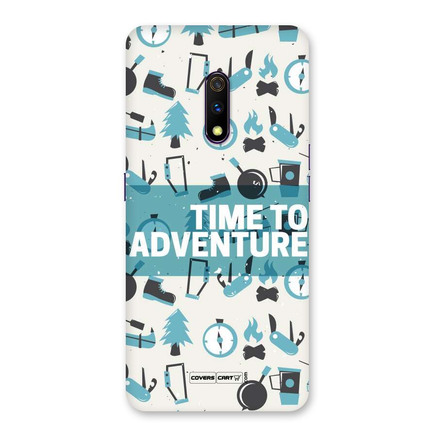 Time To Adventure Blazing Blue Back Case for Realme X