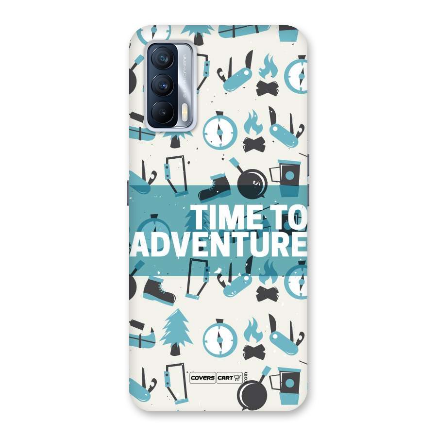 Time To Adventure Blazing Blue Back Case for Realme X7