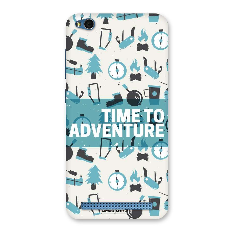Time To Adventure Blazing Blue Back Case for Redmi 5A