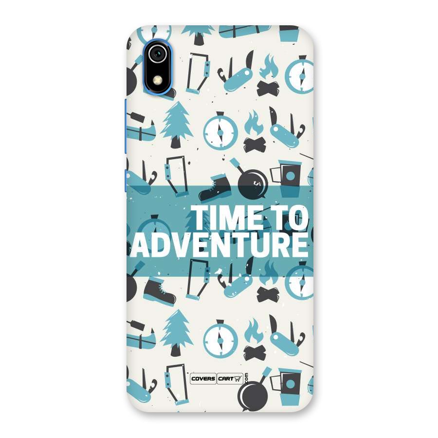 Time To Adventure Blazing Blue Back Case for Redmi 7A