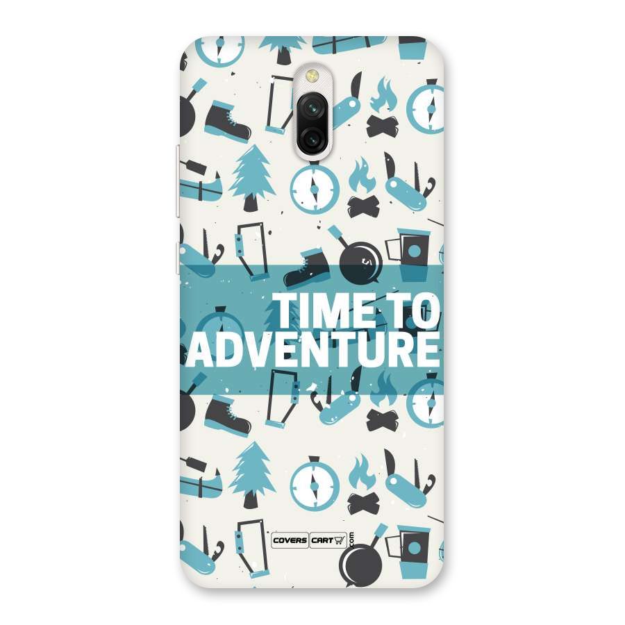 Time To Adventure Blazing Blue Back Case for Redmi 8A Dual