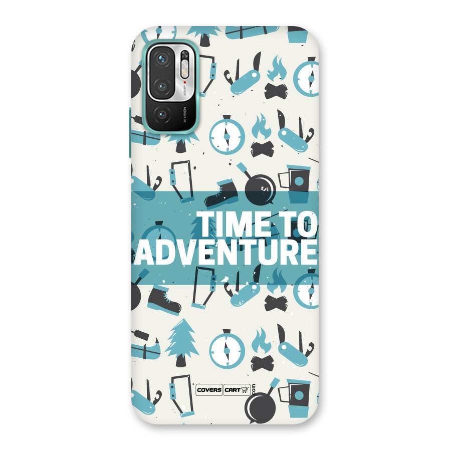 Time To Adventure Blazing Blue Back Case for Redmi Note 10T 5G