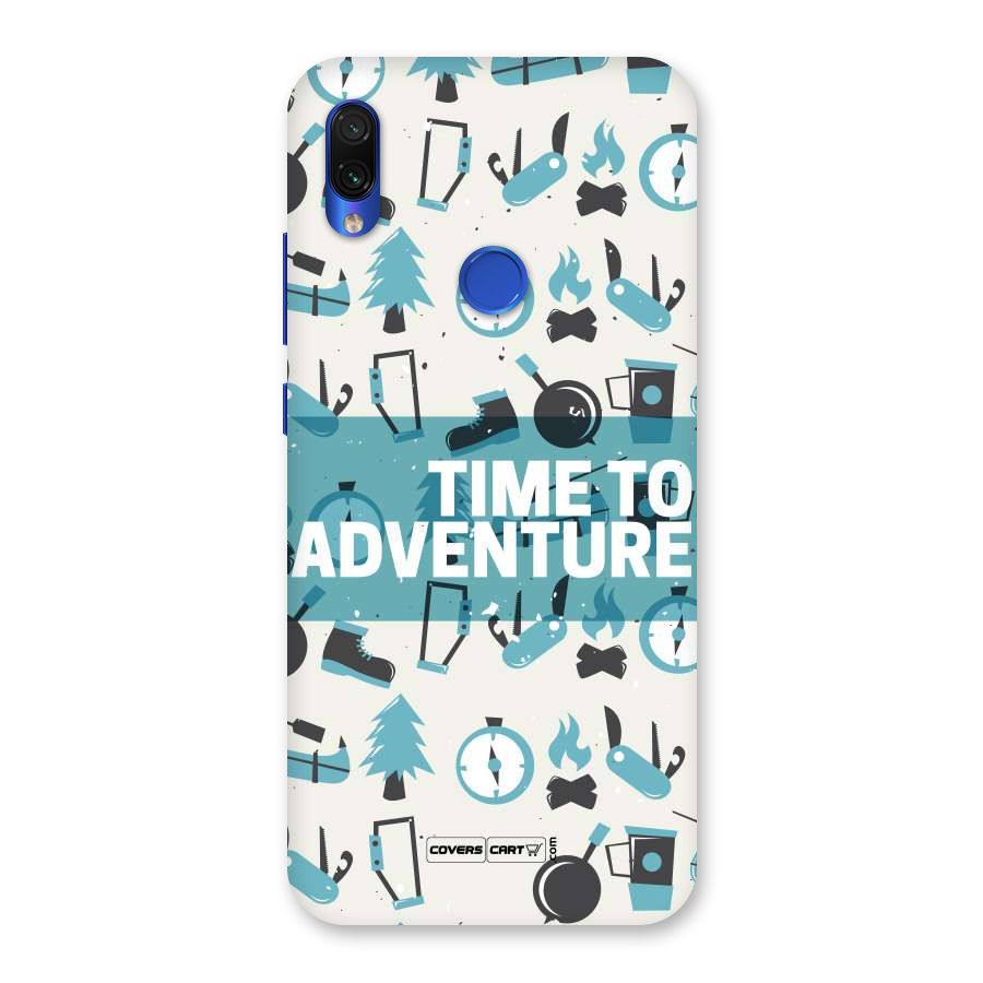 Time To Adventure Blazing Blue Back Case for Redmi Note 7S