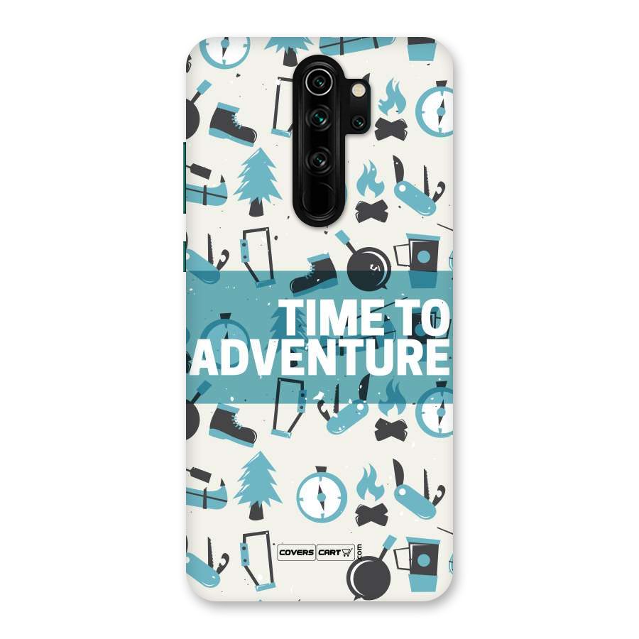 Time To Adventure Blazing Blue Back Case for Redmi Note 8 Pro