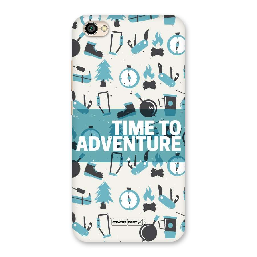 Time To Adventure Blazing Blue Back Case for Redmi Y1 Lite