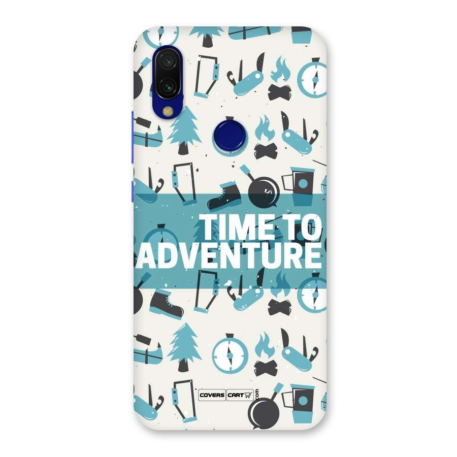 Time To Adventure Blazing Blue Back Case for Redmi Y3