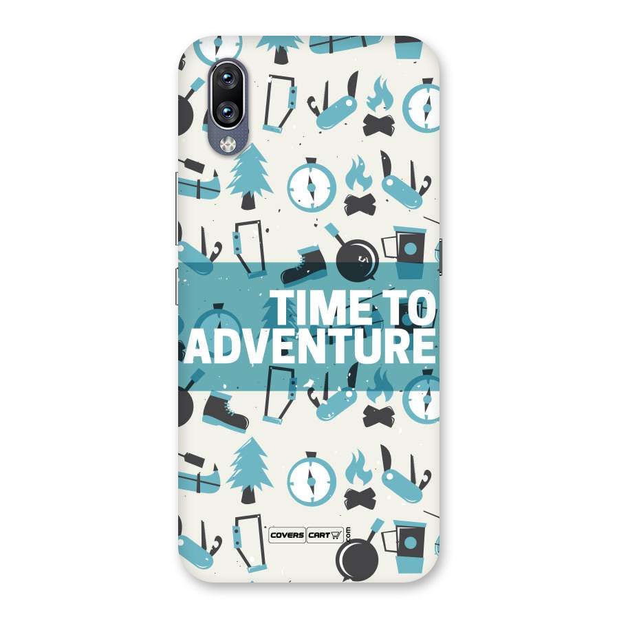 Time To Adventure Blazing Blue Back Case for Vivo NEX