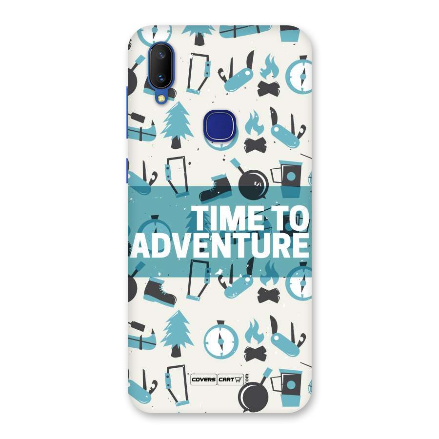 Time To Adventure Blazing Blue Back Case for Vivo V11