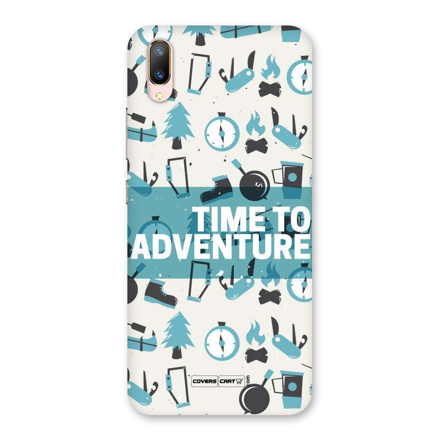 Time To Adventure Blazing Blue Back Case for Vivo V11 Pro
