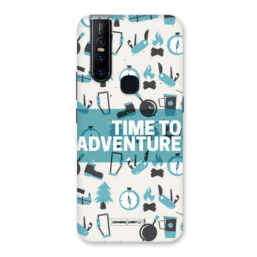 Time To Adventure Blazing Blue Back Case for Vivo V15