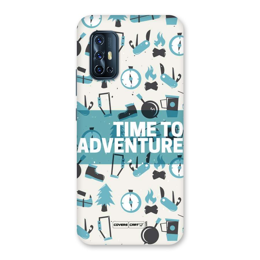 Time To Adventure Blazing Blue Back Case for Vivo V17