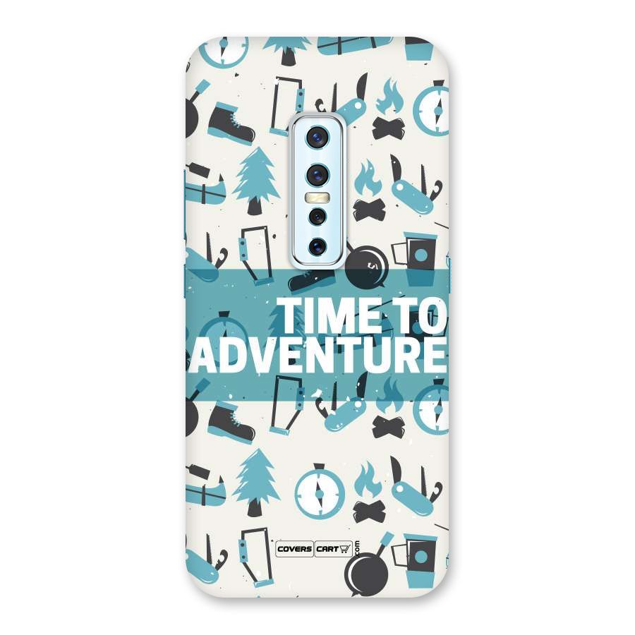 Time To Adventure Blazing Blue Back Case for Vivo V17 Pro