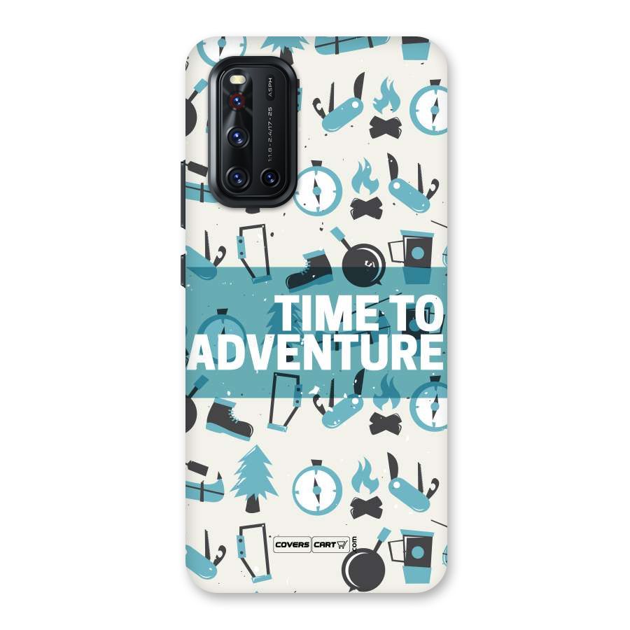 Time To Adventure Blazing Blue Back Case for Vivo V19