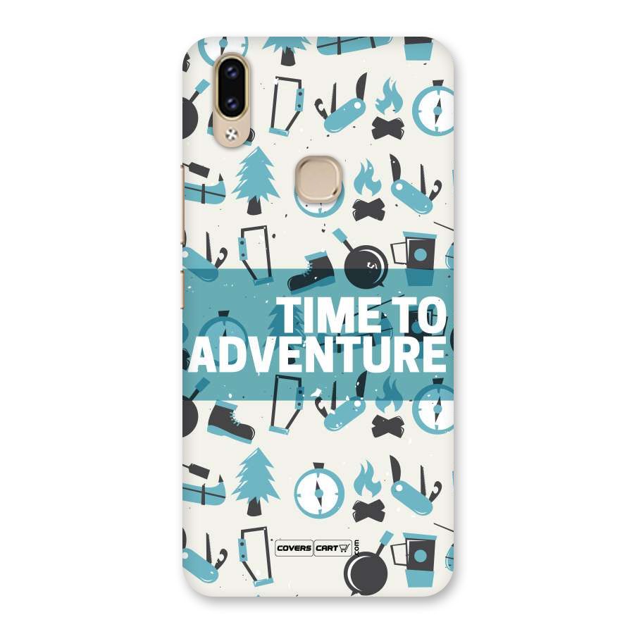 Time To Adventure Blazing Blue Back Case for Vivo V9 Youth