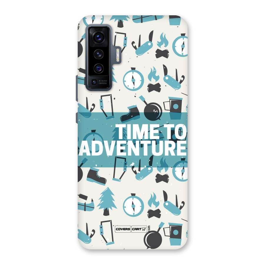 Time To Adventure Blazing Blue Back Case for Vivo X50