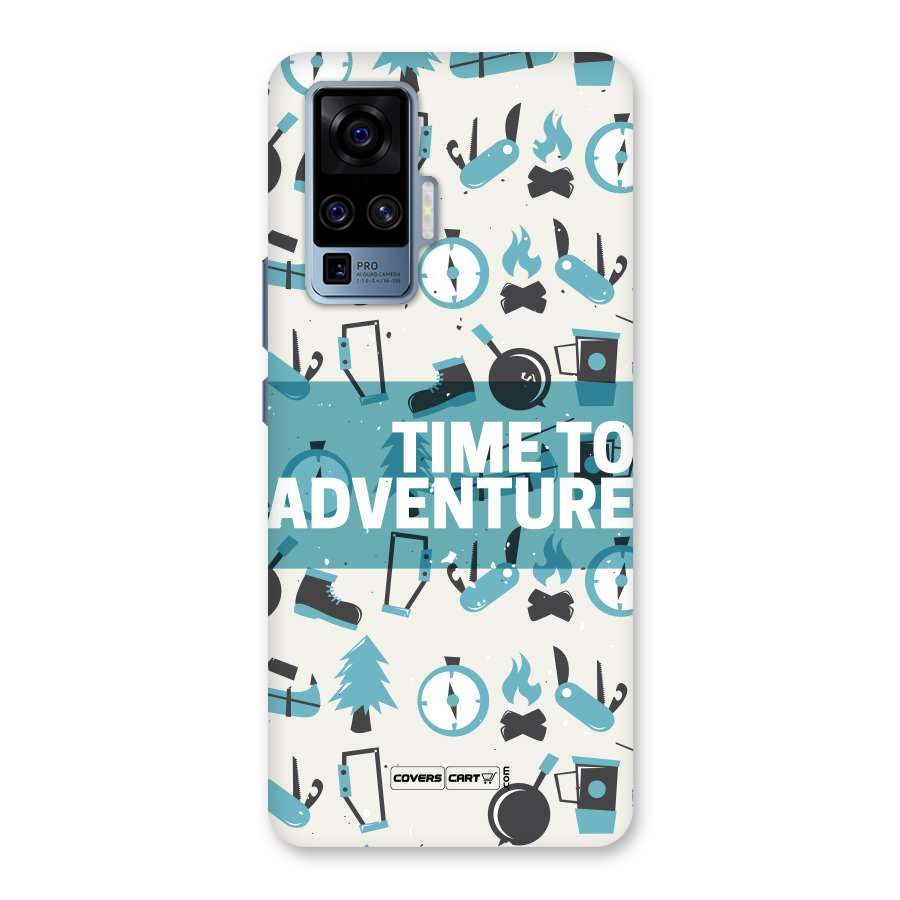 Time To Adventure Blazing Blue Back Case for Vivo X50 Pro