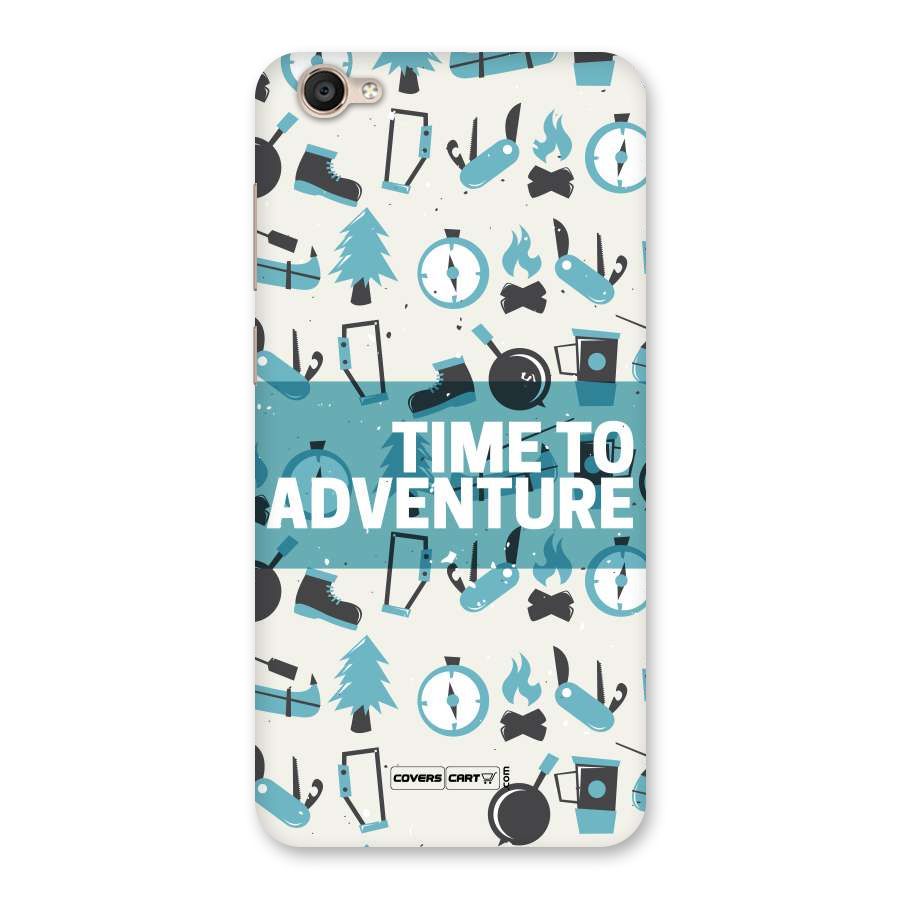 Time To Adventure Blazing Blue Back Case for Vivo Y55s