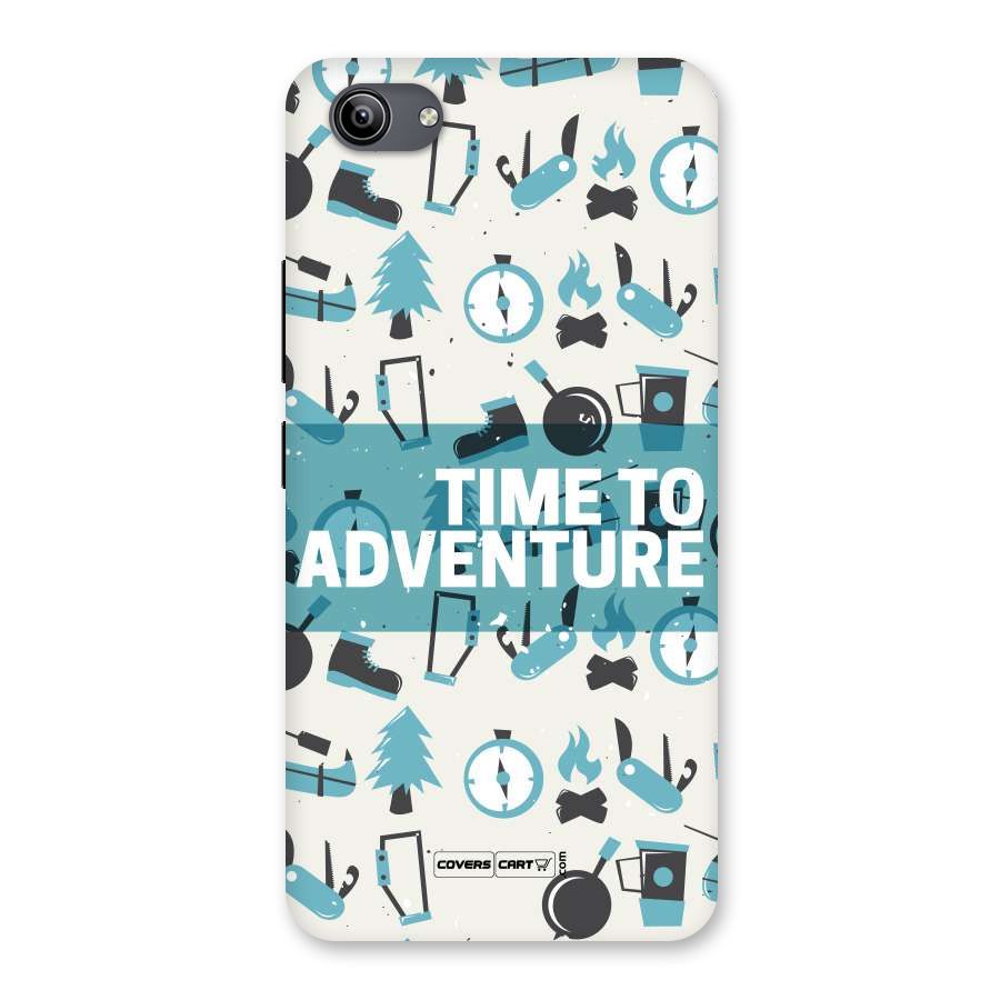 Time To Adventure Blazing Blue Back Case for Vivo Y81i
