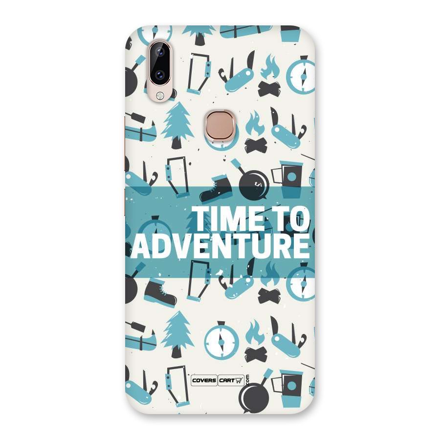 Time To Adventure Blazing Blue Back Case for Vivo Y83 Pro
