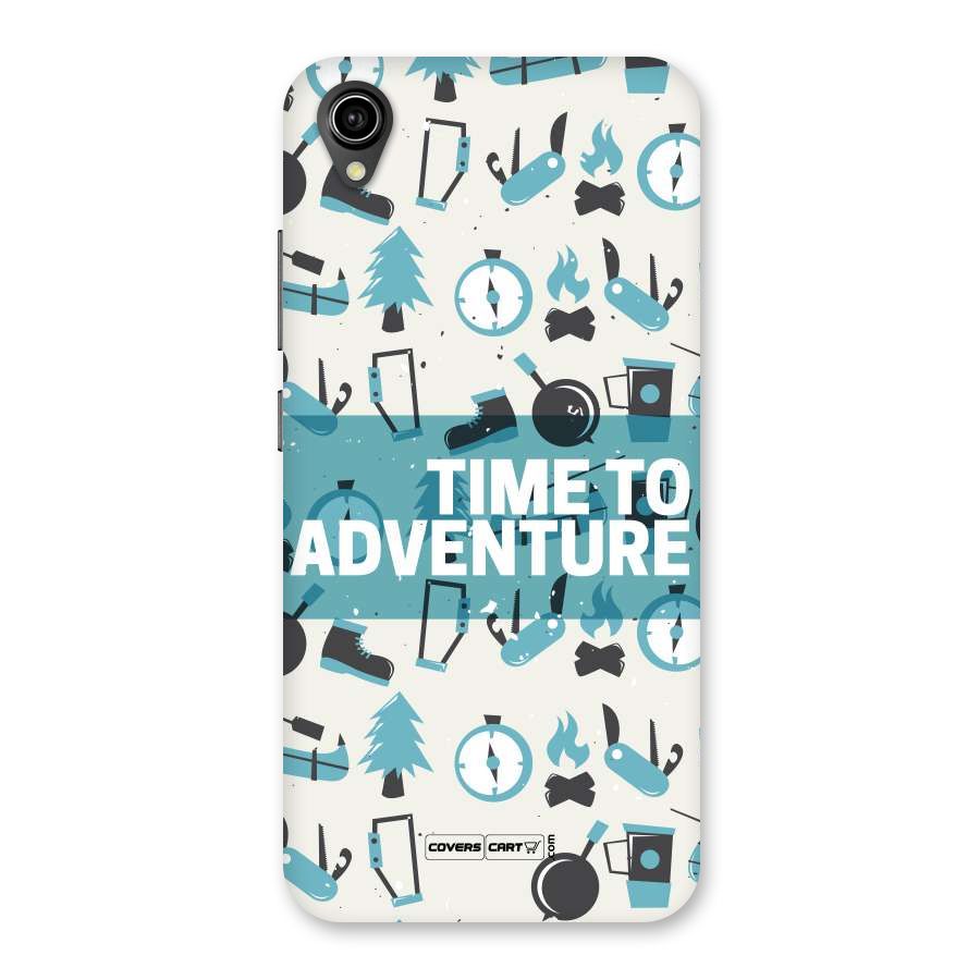 Time To Adventure Blazing Blue Back Case for Vivo Y90