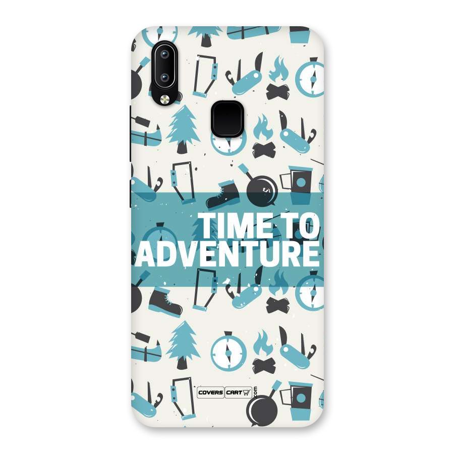 Time To Adventure Blazing Blue Back Case for Vivo Y93