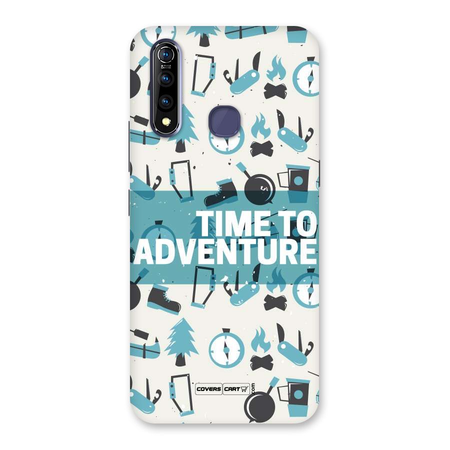 Time To Adventure Blazing Blue Back Case for Vivo Z1 Pro