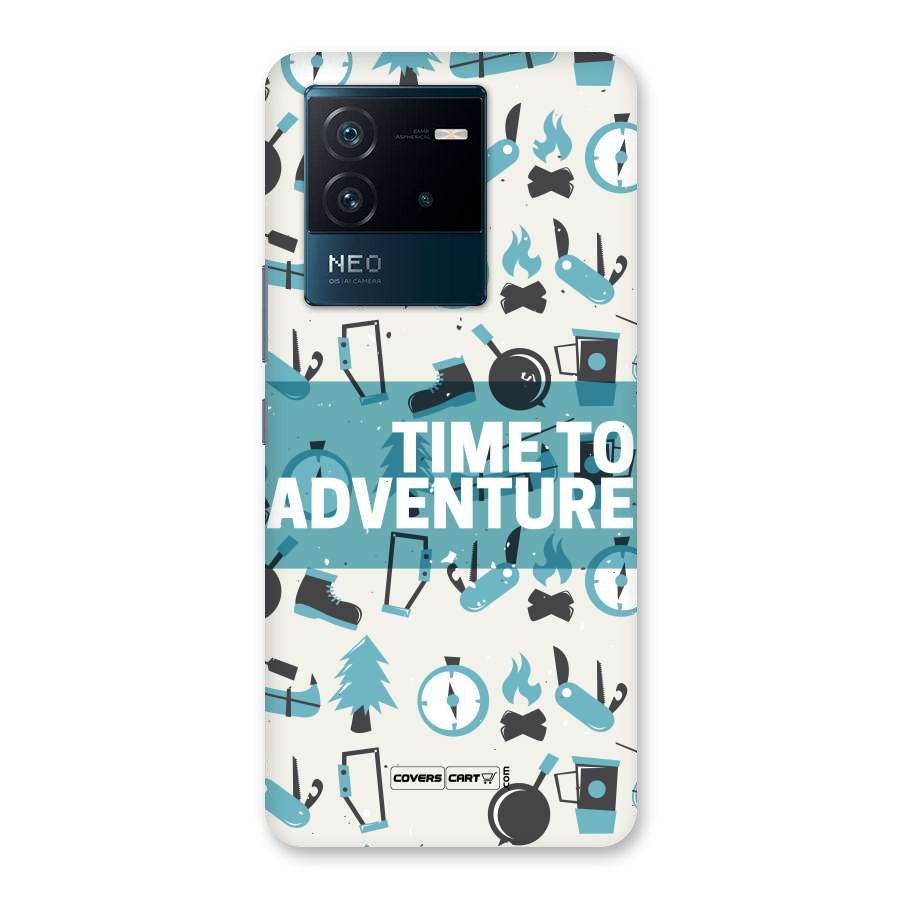 Time To Adventure Blazing Blue Back Case for Vivo iQOO Neo 6 5G