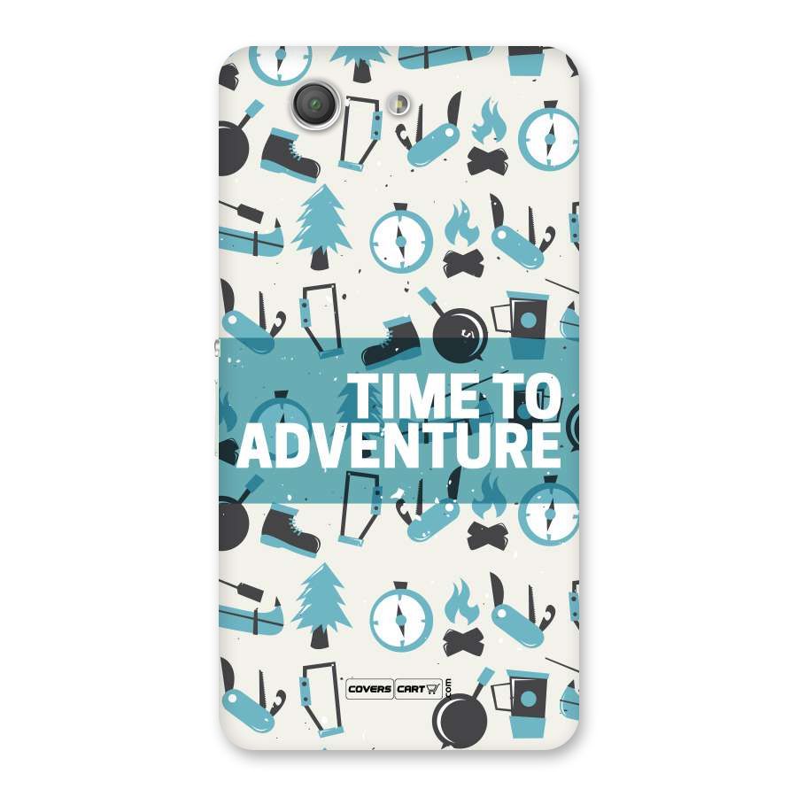 Time To Adventure Blazing Blue Back Case for Xperia Z3 Compact