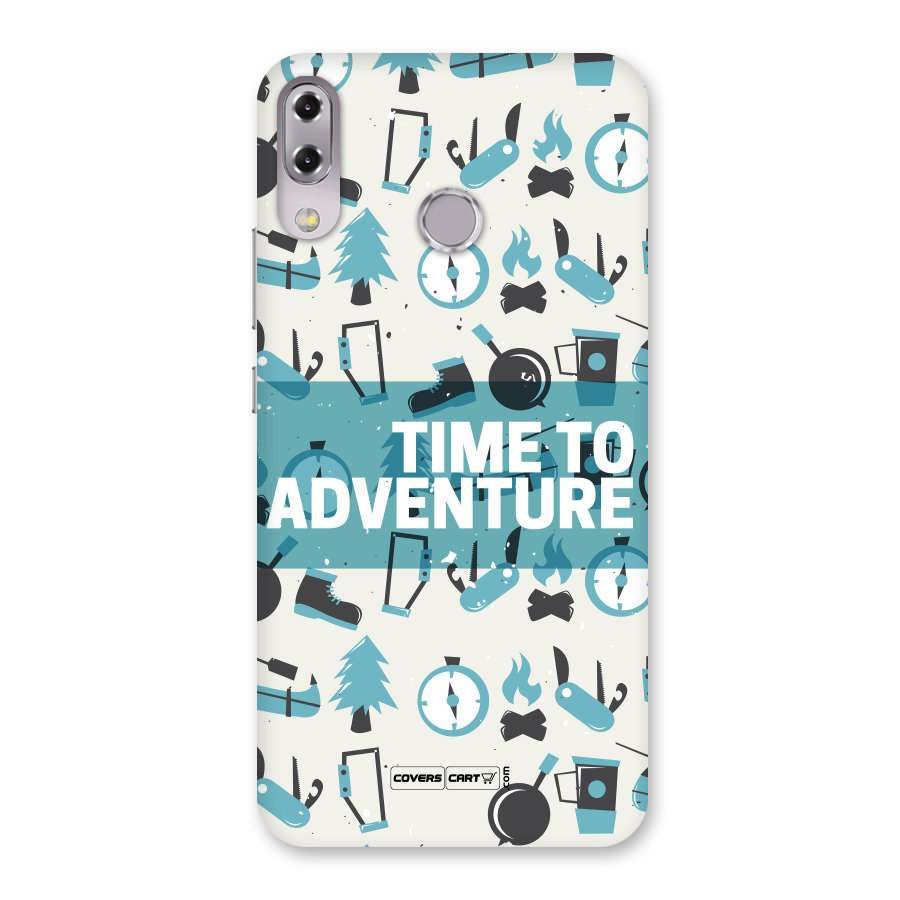 Time To Adventure Blazing Blue Back Case for Zenfone 5Z