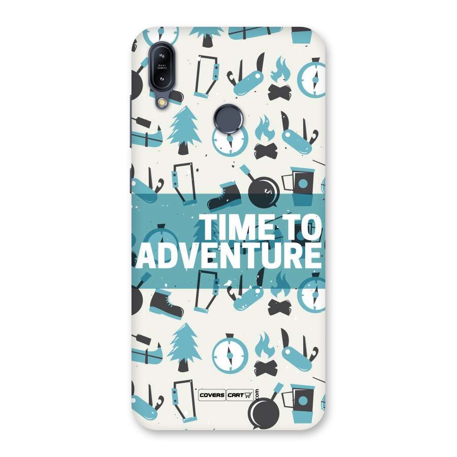 Time To Adventure Blazing Blue Back Case for Zenfone Max M2