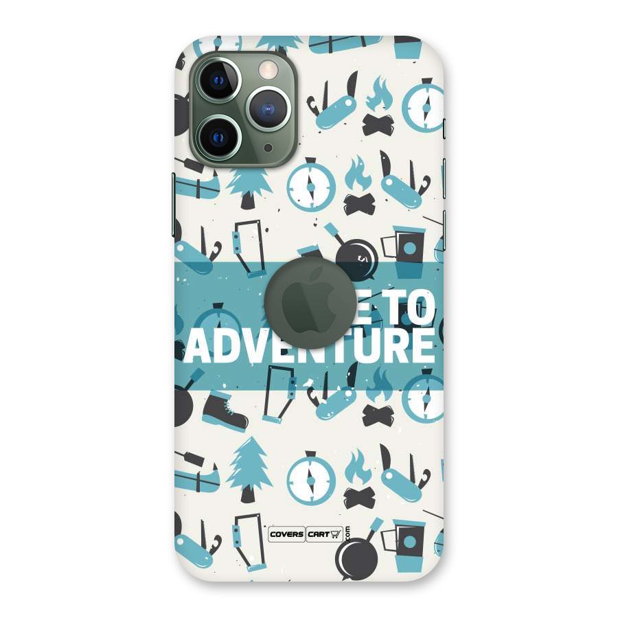 Time To Adventure Blazing Blue Back Case for iPhone 11 Pro Logo  Cut